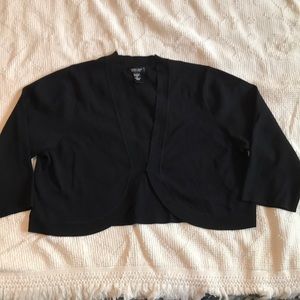 Spense Woman- NWOT black shrug - 2X